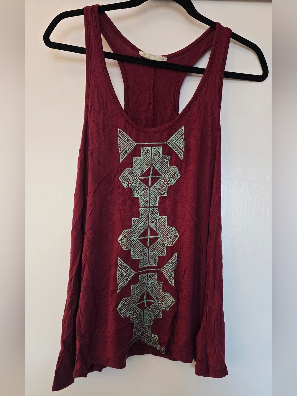 Rennes - Boho Geometric Sleeveless Racerback Tank Top